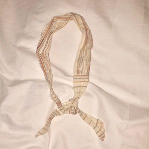 H&M pink white and metallic head band
